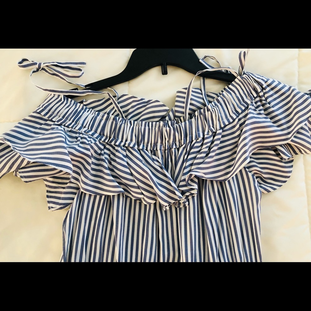 LOFT, large petite pin-stripped dress